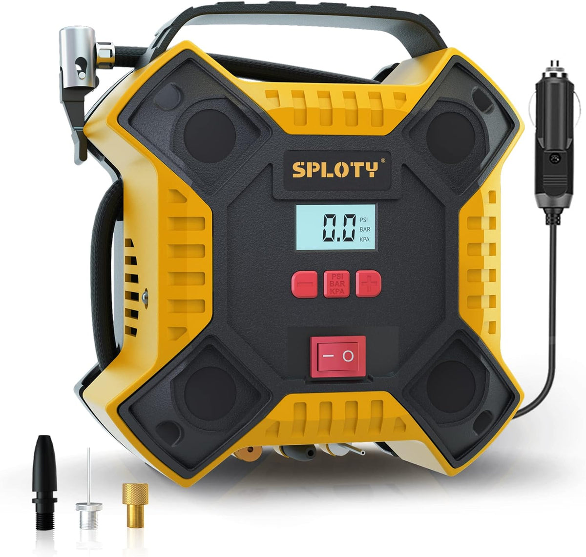 Tire Inflator Air Compressor Portable 12V DC Air Pump 160PSI with LED Light Pack of 2 U8209