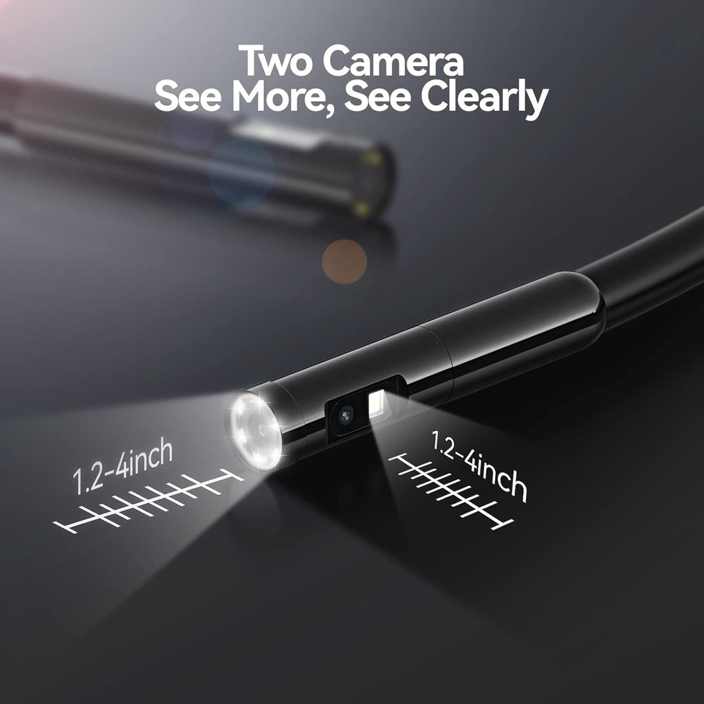 Dual Lens Endoscope Inspection Camera with Light R530