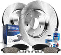 281mm Front Disc Rotors + Brake Pads 6pc Set I804525