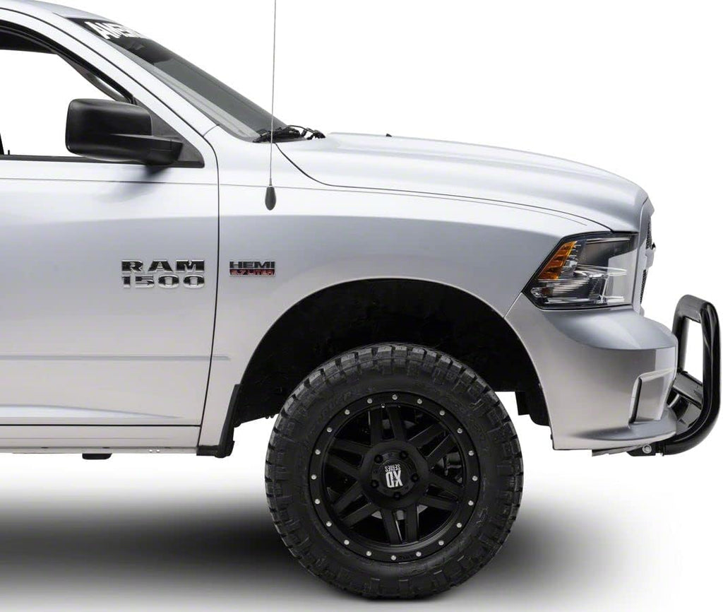 Black 3.50-Inch Oval Bull Bar with Skid Plate P79206