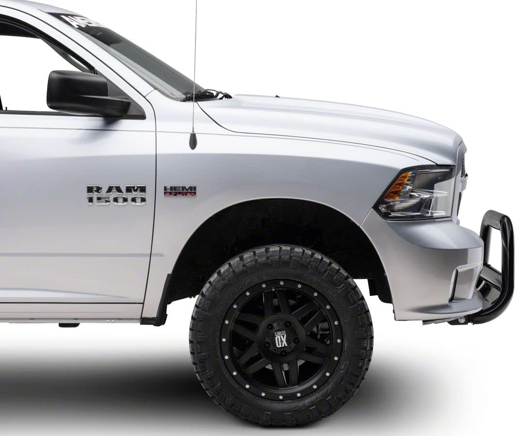 Black 3.50-Inch Oval Bull Bar with Skid Plate P79206