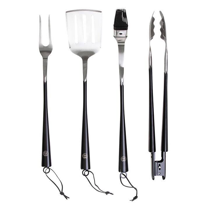Carbon 6 4-Piece Grill Set N909