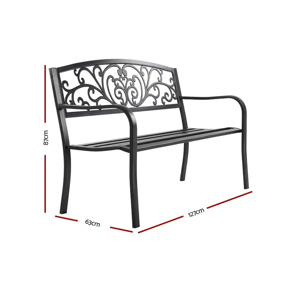 Cast Iron Garden Bench S11262