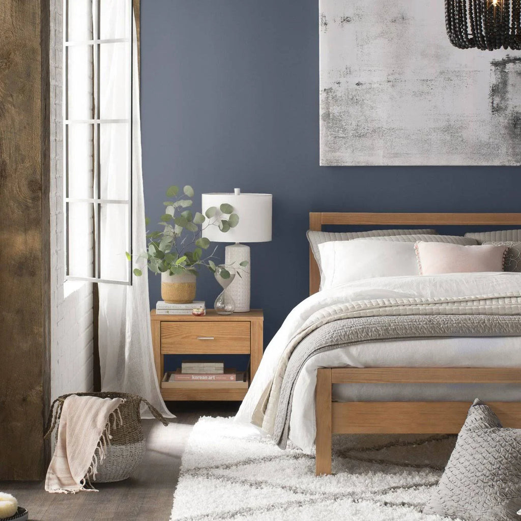 Queen Platform Bed Acacia H227