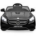 12V Kids Ride-On Car with Parent Control, MP3, 3 Speeds - Black G3265