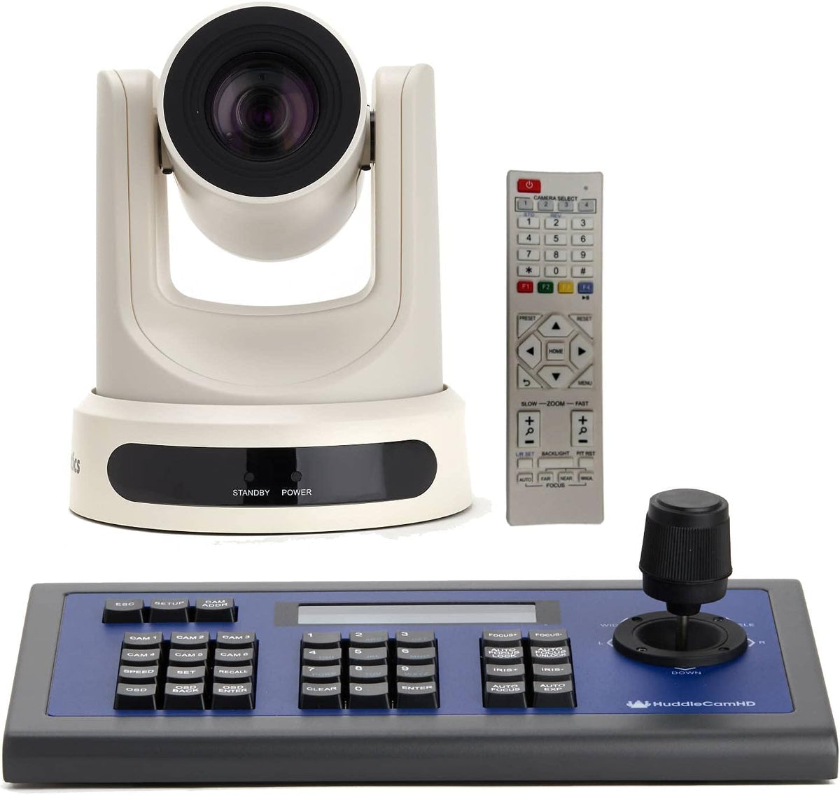 Grey SDI Live Streaming Broadcast Camera and Serial PTZ Joystick H1508