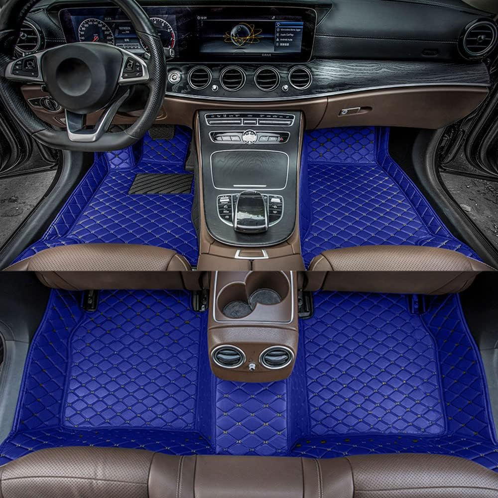 All Weather Non-Slip Leather Car Floor Liners E8061