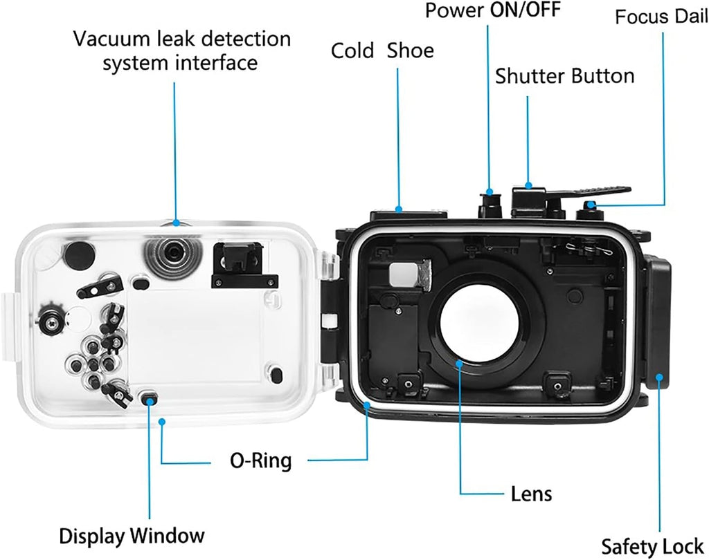 60m Underwater Camera Housing Diving Case C20891