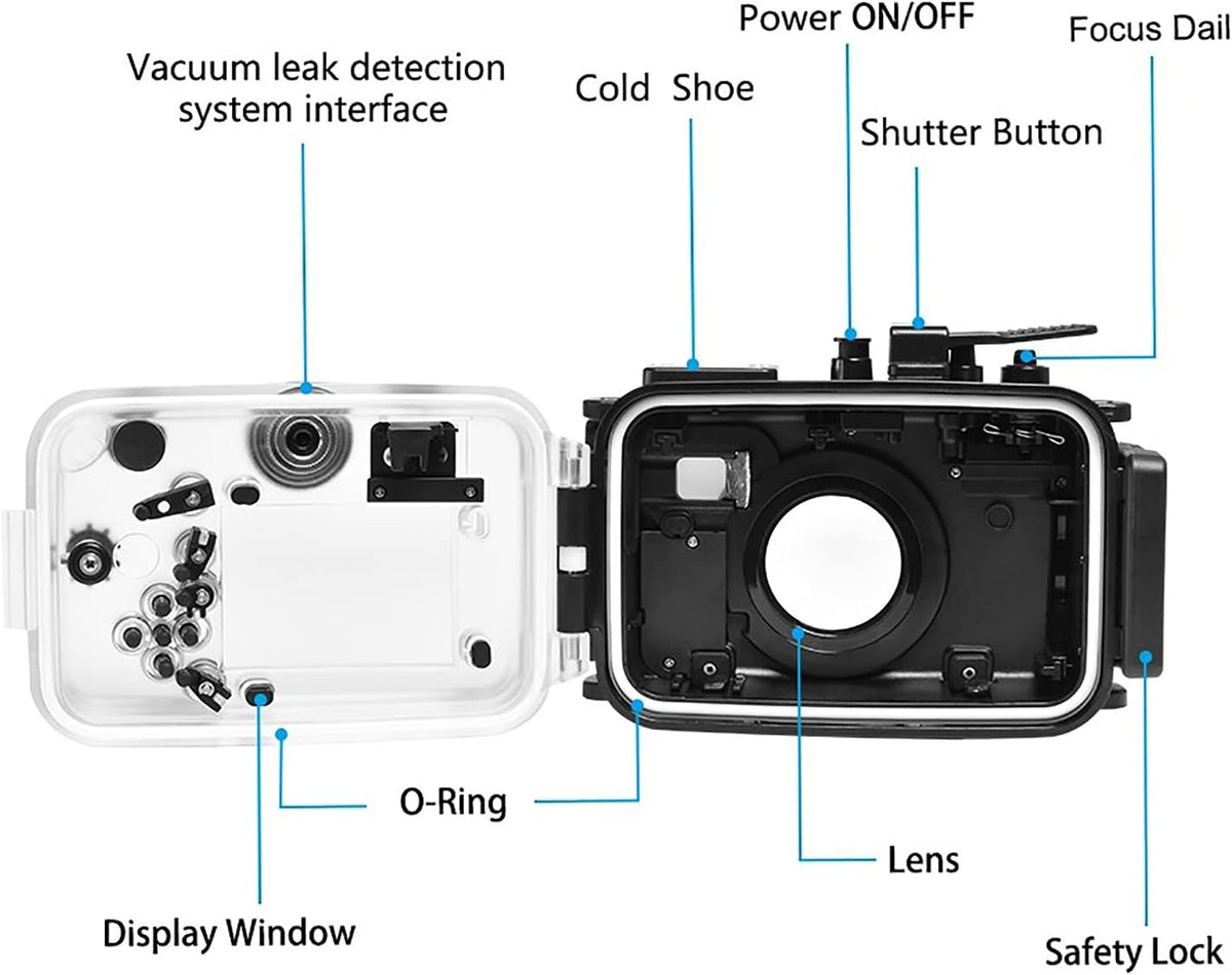 60m Underwater Camera Housing Diving Case C20891