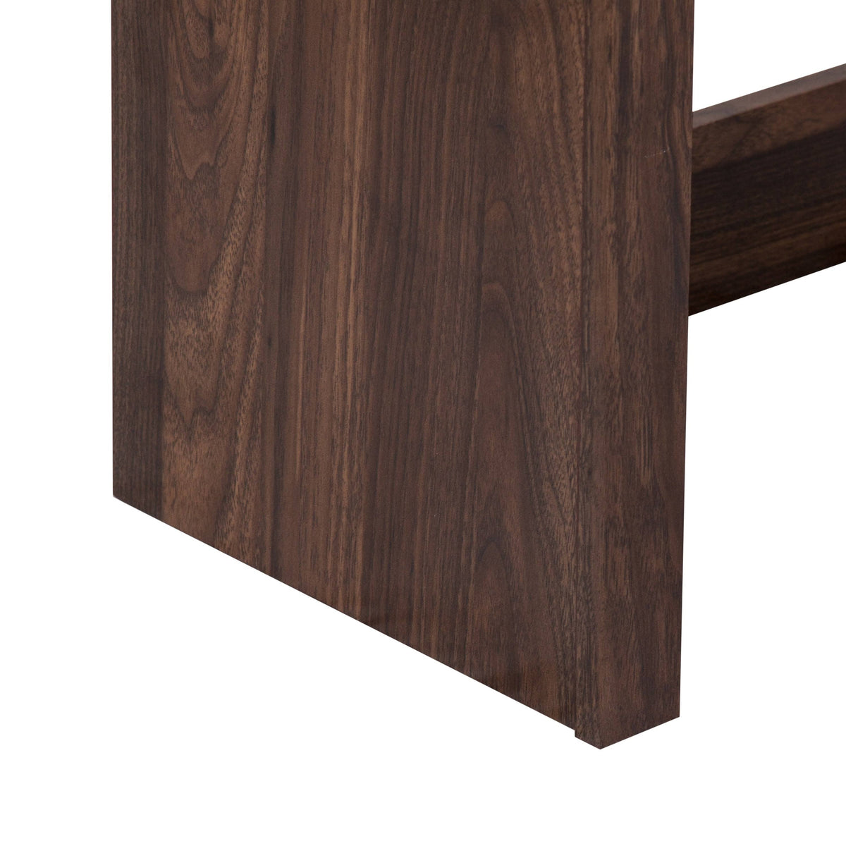 Walnut 53-inch Wood Desk Hutch A368