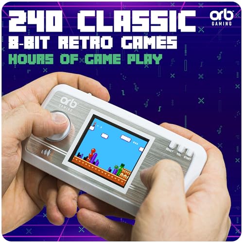 8-Bit Handheld Retro Games Console with 240 in-Built Games I616