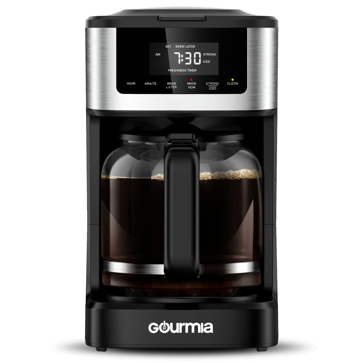 12 Cup Programmable Hot & Iced Stainless Steel Coffeemaker P8634