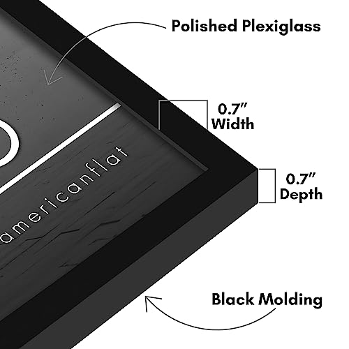 White 4x6 Picture Frame with Shatter Resistant Glass I98616