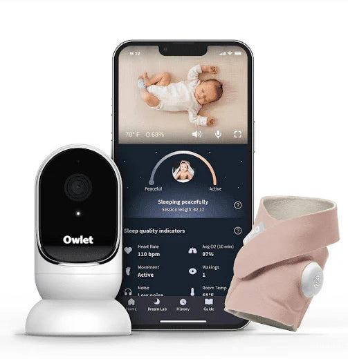 Portable Video Baby Monitor with HD Camera and Heart Rate Tracker U63648