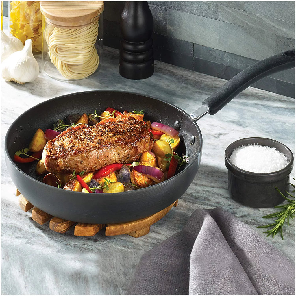 12 Piece Hard Anodized Nonstick Cookware Set I584383