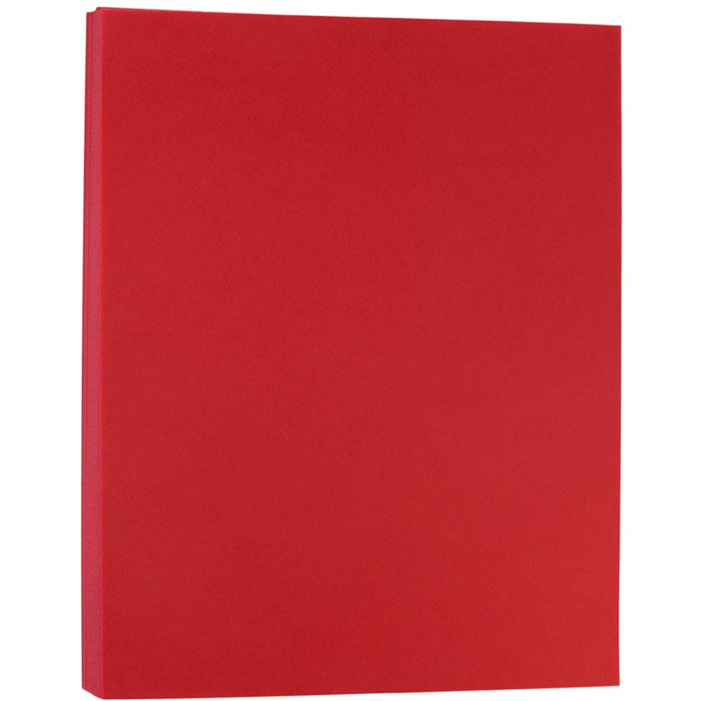 Translucent Vellum 30lb Paper 8.5 x 11 Primary Red 100 Sheets/Pack U65048