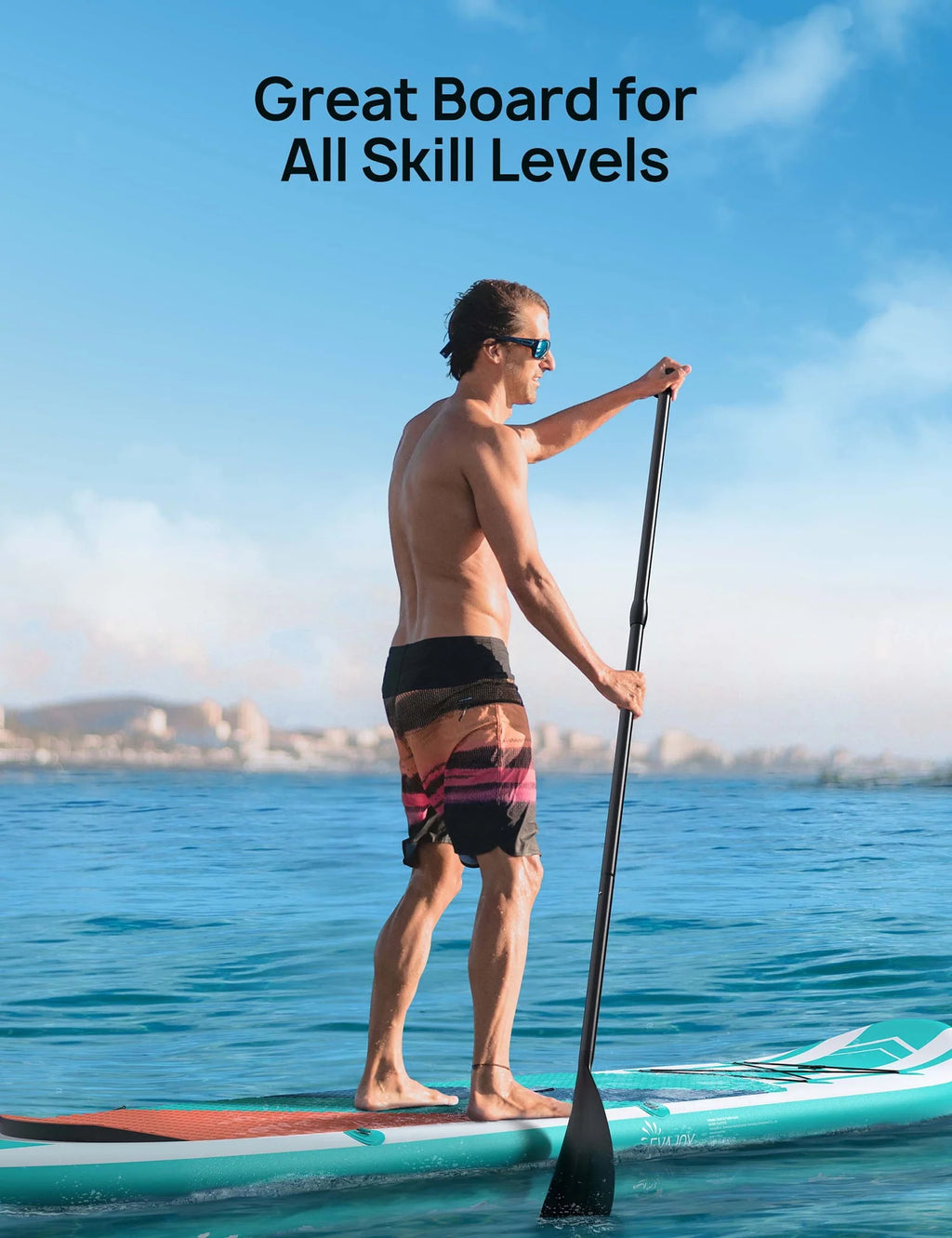 10.8 ft Inflatable Stand Up Paddle Board with Pump J733
