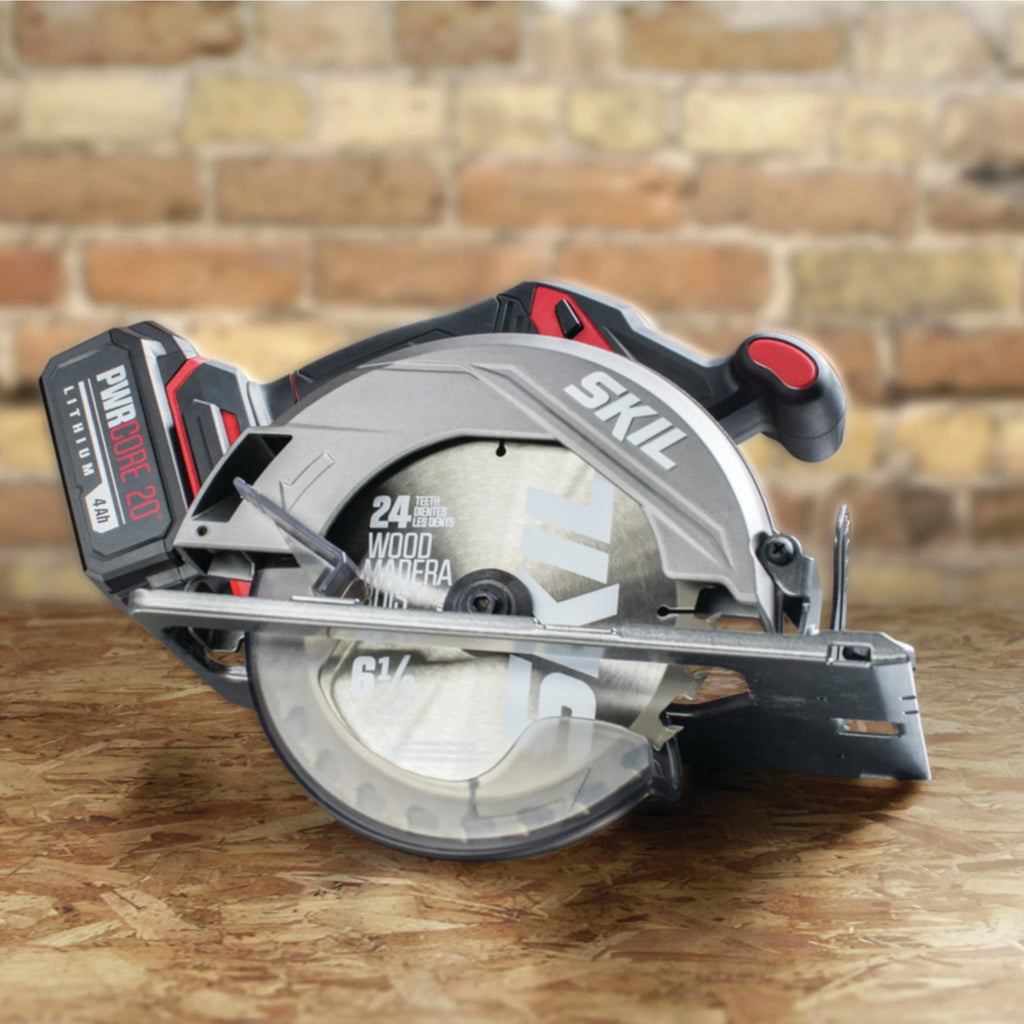20-Volt Brushless 6.5 in Circular Saw Kit with 4.0 Ah Lithium Battery and Charger Z123910