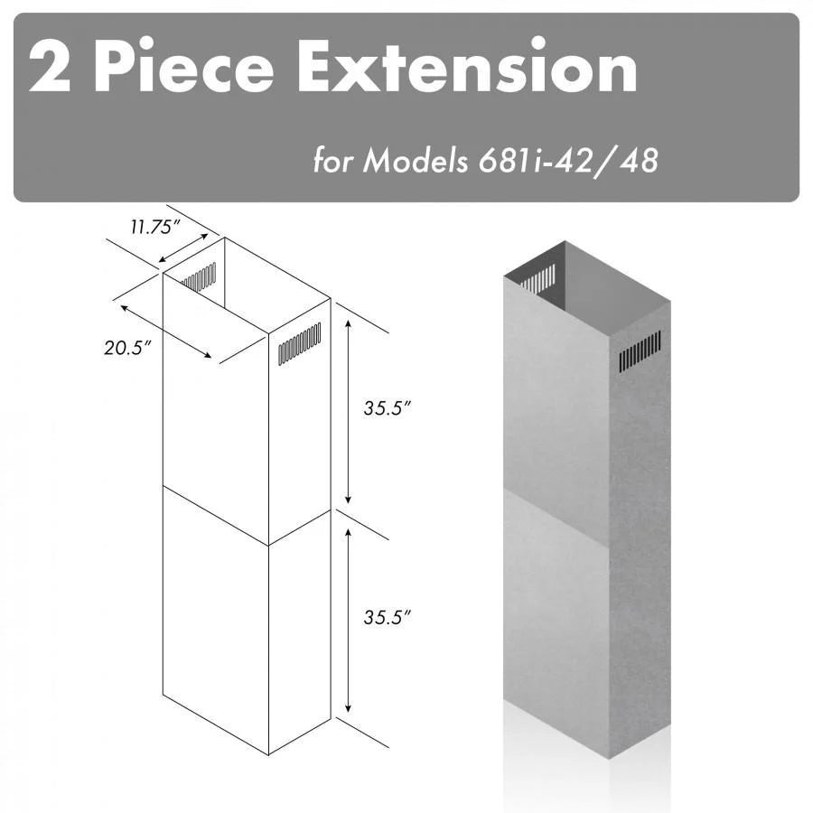 71 in. Chimney Extension E175842