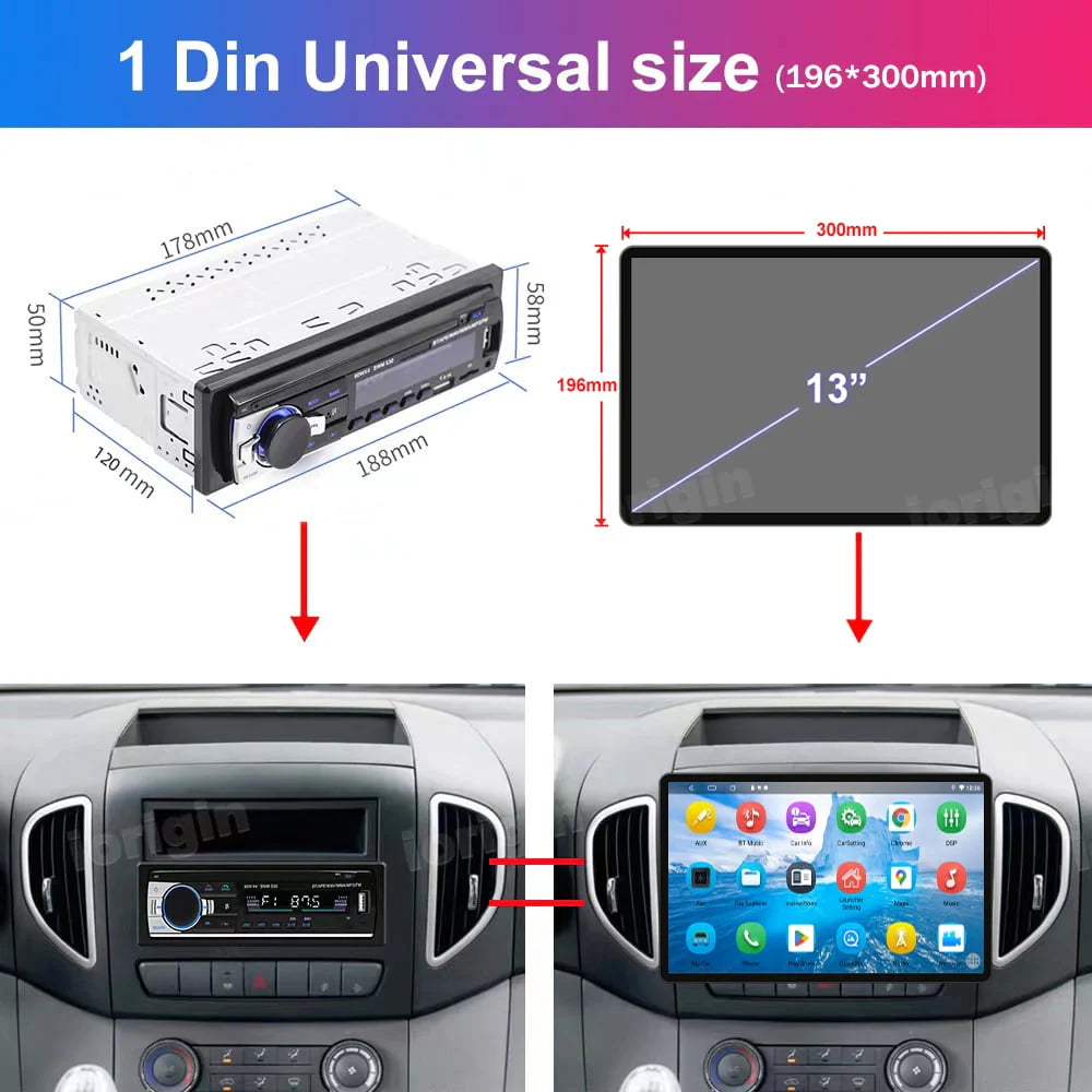 13.3 Inch Android 12 Touch Screen Car Stereo M855302