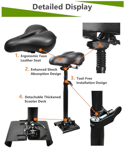 Electric Scooter Seat Attachment R448459