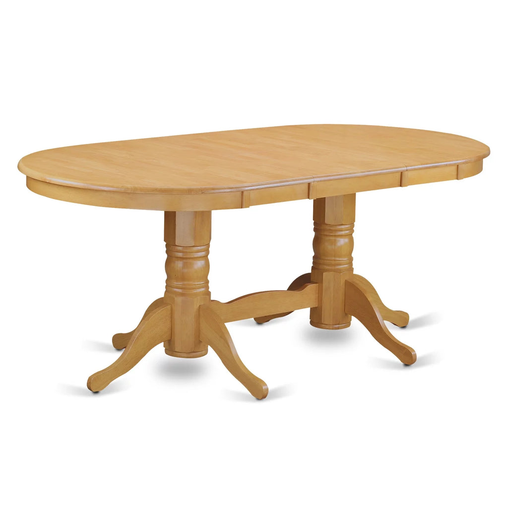 7 Piece Oak Wood Dining Set C83302