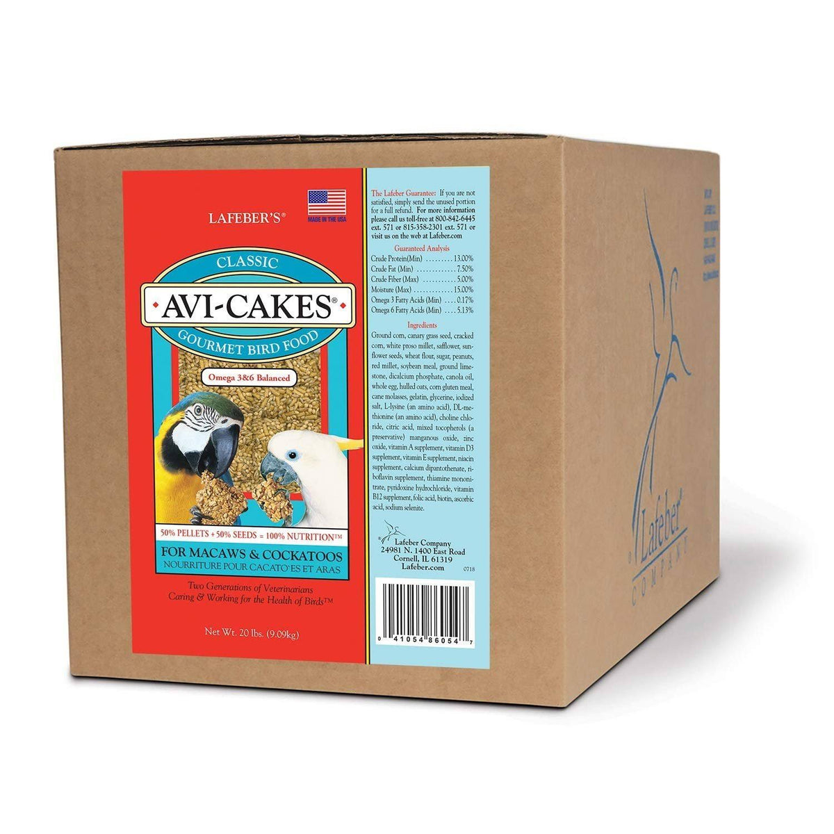 20 lb Avi-Cakes N39082