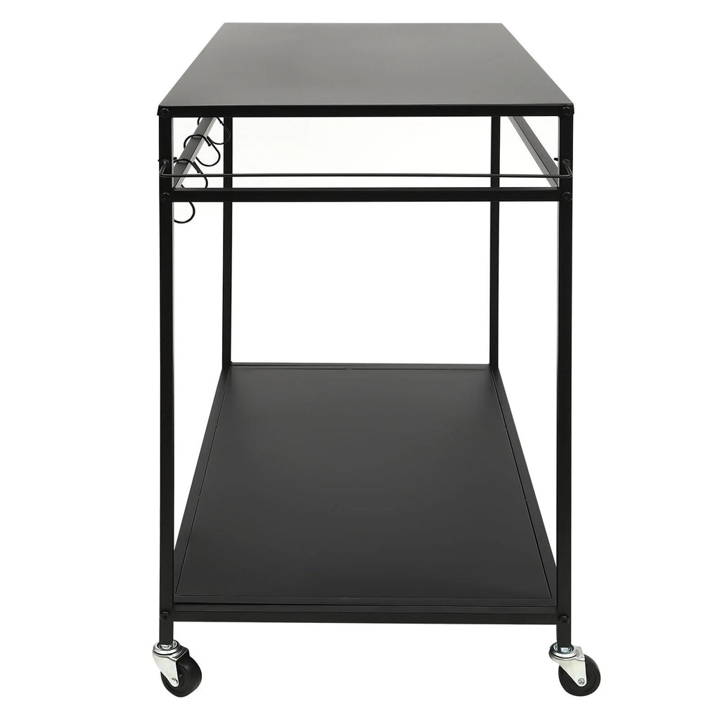 Outdoor Grill Cart with Storage and Spice Rack T81596