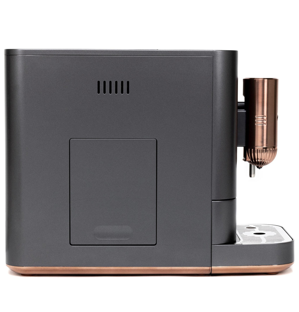 Automatic Espresso Machine with Milk Frother and Bean Grinder, Matte Black, 1.2 Liter U667