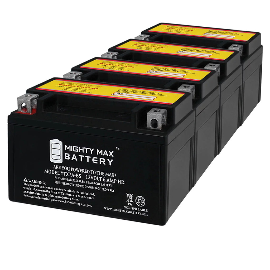 12 Volt 6 AH Rechargeable Maintenance Free SLA AGM Motorcycle Battery P324163
