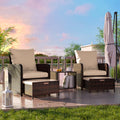 Khaki 5 Piece Patio Furniture Set O426