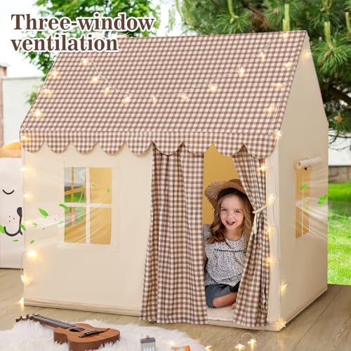 Kids Play Tent with Roll-up Door and Windows E5695