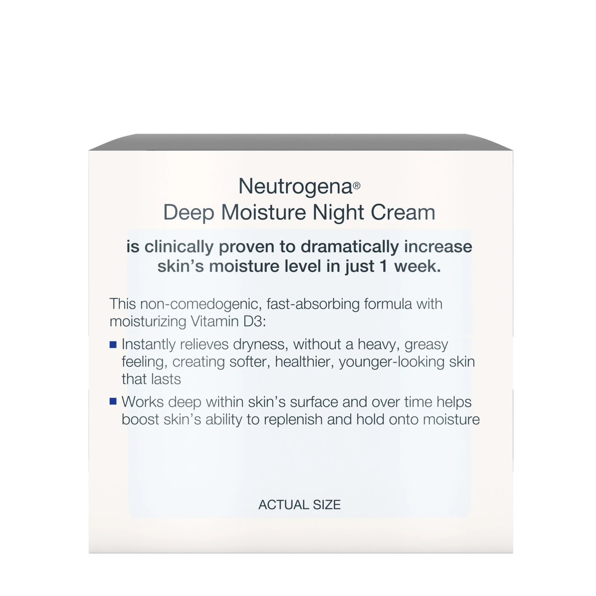 Deep Moisture Night Cream with Glycerin & Shea Butter, 2.25 oz N4178