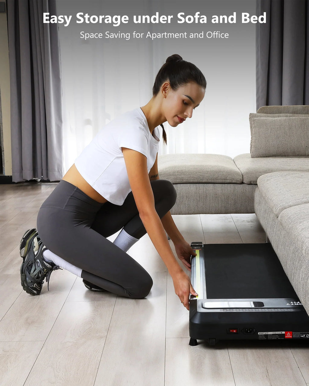 Walking Pad Treadmill 265 lb Capacity with LCD Display M428
