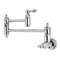 Wall Mounted Pot Filler Faucet Polished Chrome G16249