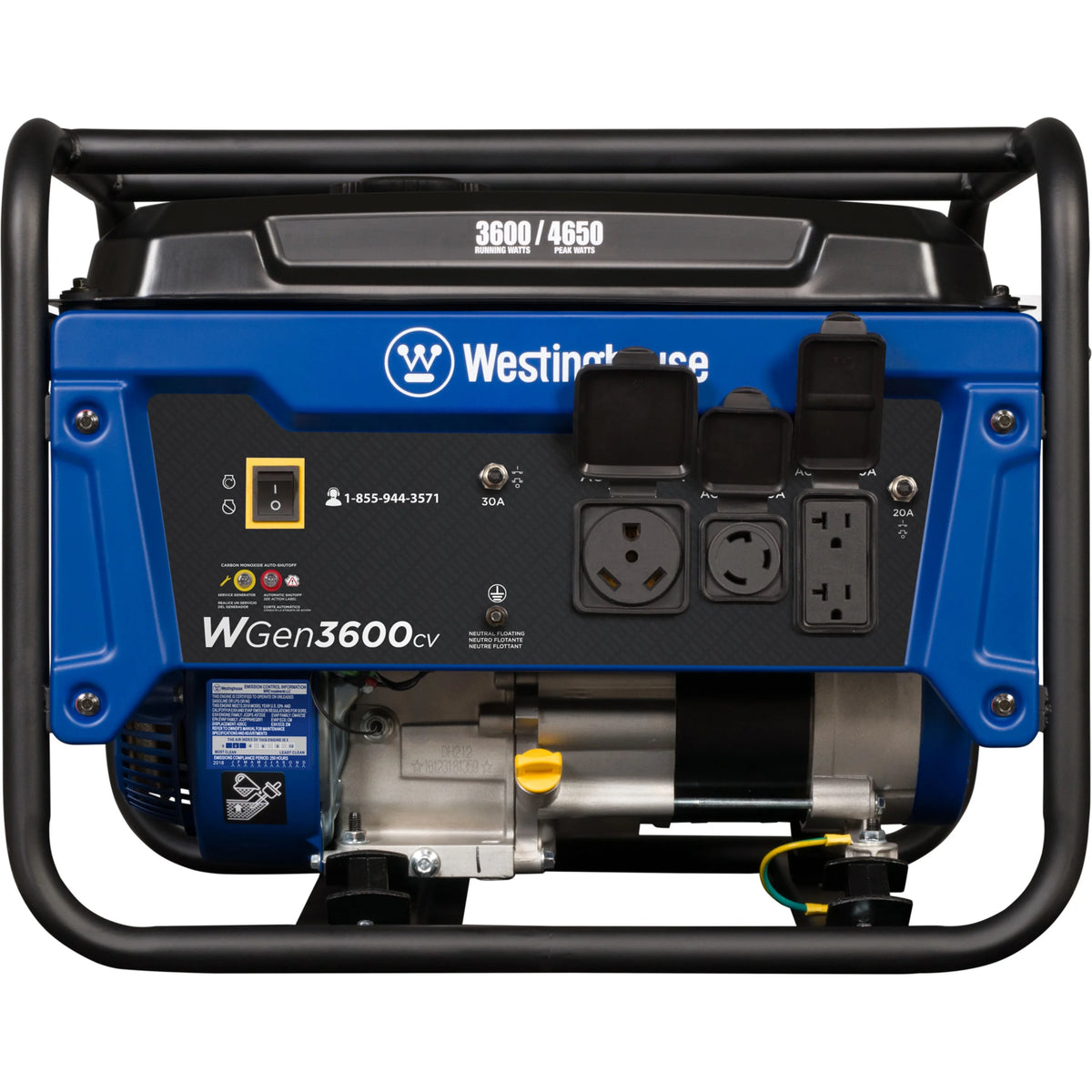 4650 Peak Watt Portable Gas Powered Generator Q713724