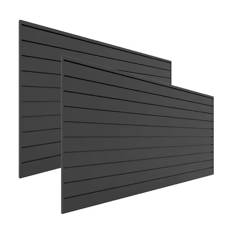 Slat Wall Panel Set Charcoal 2-Pack R62090
