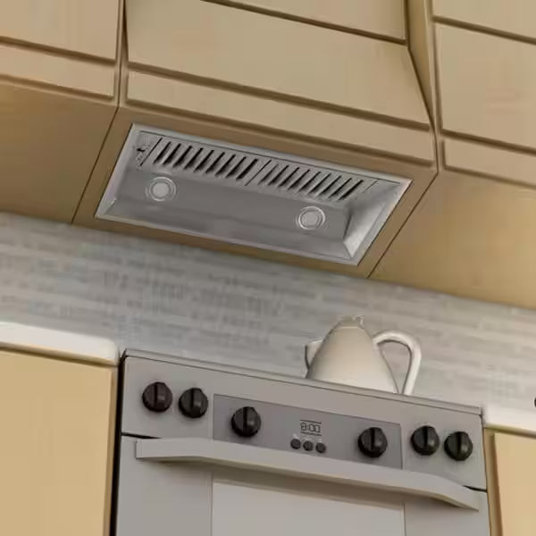 28 in. 400 CFM Stainless Steel Range Hood Insert C67670