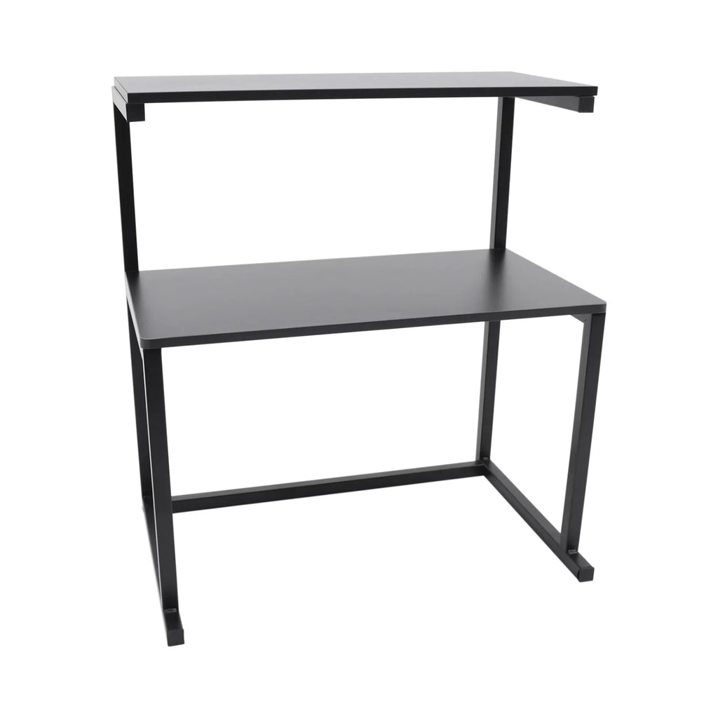 3-Tier Printer Stand Black Desk Shelves Q833336