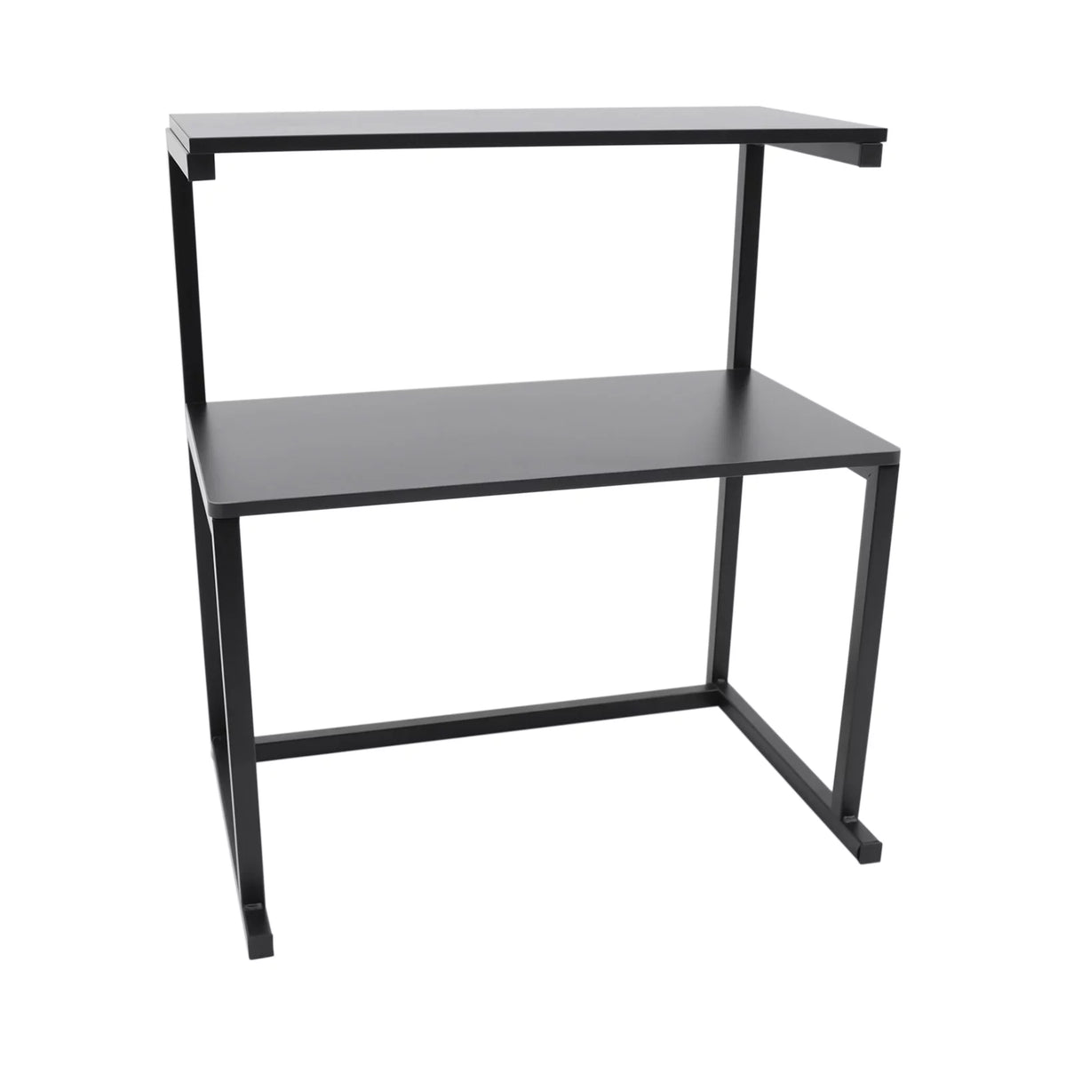3-Tier Printer Stand Black Desk Shelves Q833336
