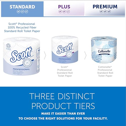 100% Recycled Fiber 2-Ply White Toilet Paper Z7563