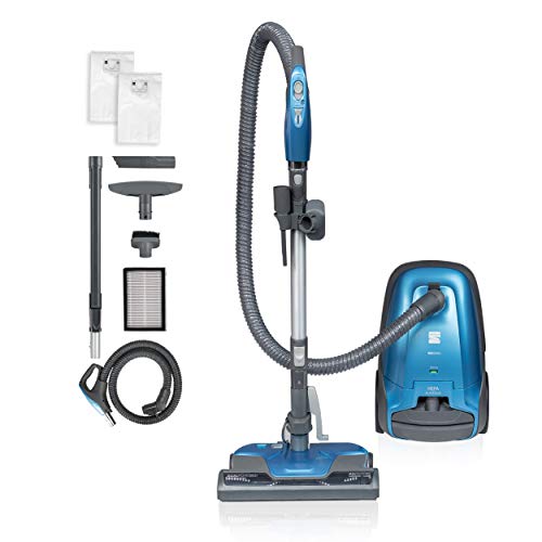 Lightweight Bagged Canister Vacuum Cleaner with HEPA and 4 Cleaning Tools S856