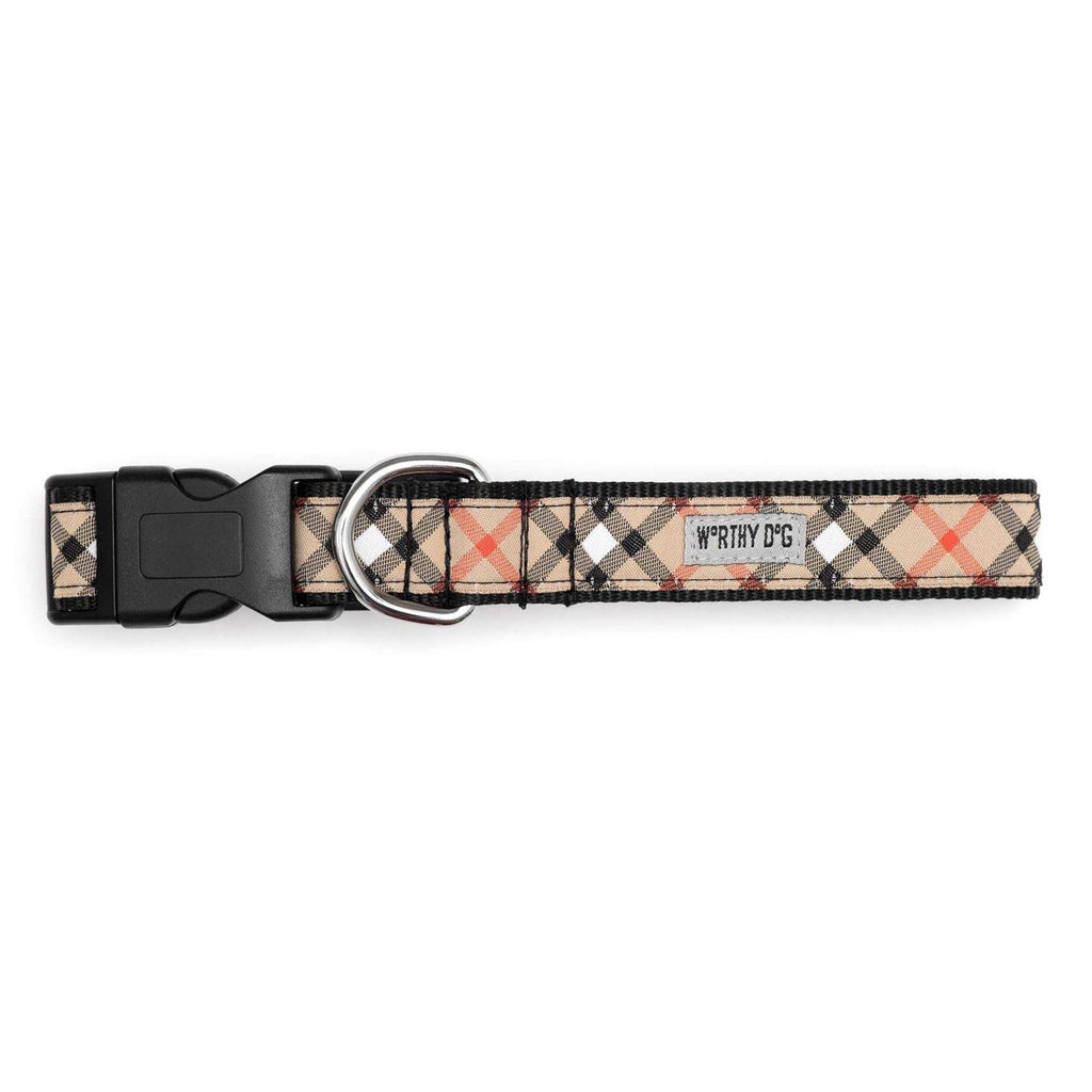 Plaid Dog Collar N566
