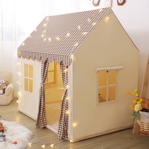 Kids Play Tent with Roll-up Door and Windows E5695