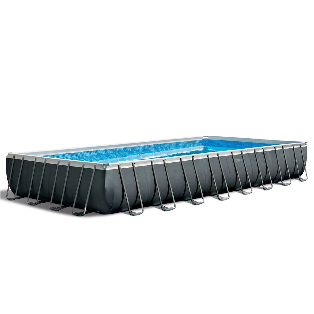 24' x 12' x 52 Rectangular Frame Swimming Pool with Pump Q7255