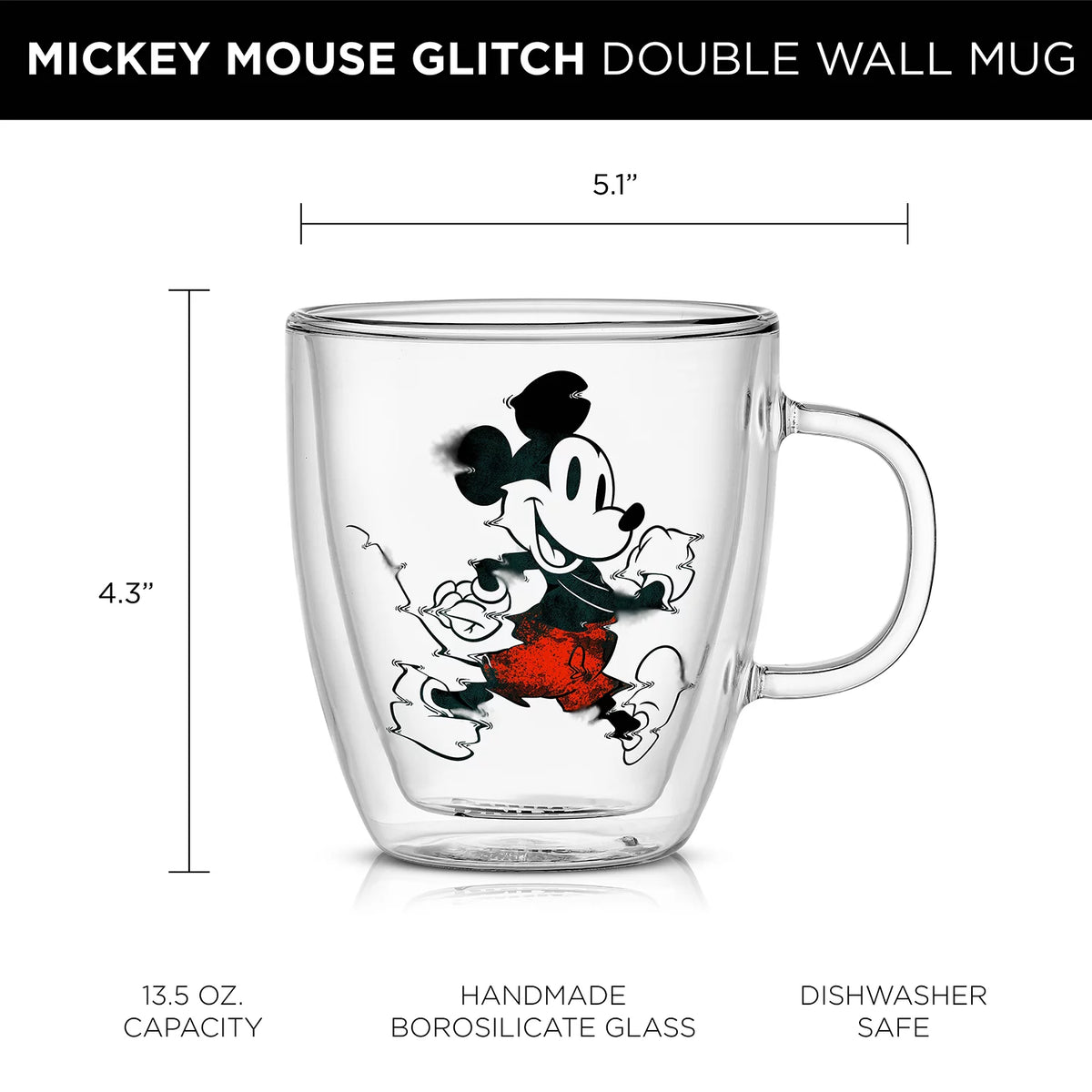 Double Wall Coffee Mugs 13.5 oz Set of 2 Q617