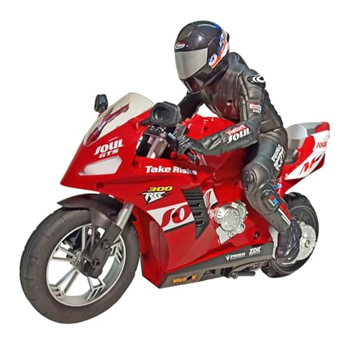 Remote Control Dual-Motor Self-Balancing Motorcycle 2.4G 1/6 Blue W342775