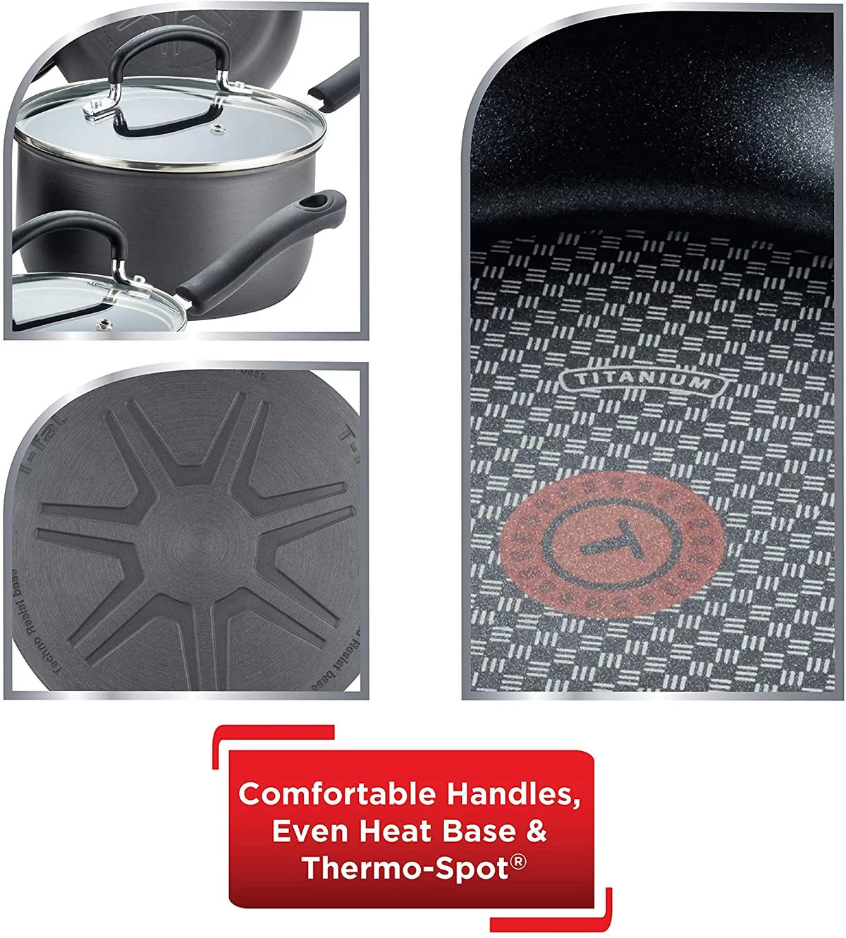 12 Piece Hard Anodized Nonstick Cookware Set I584383
