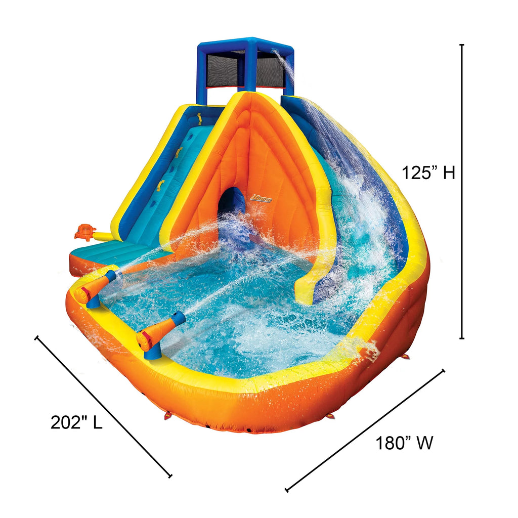 Inflatable Water Park with Slide and Water Cannons V4516