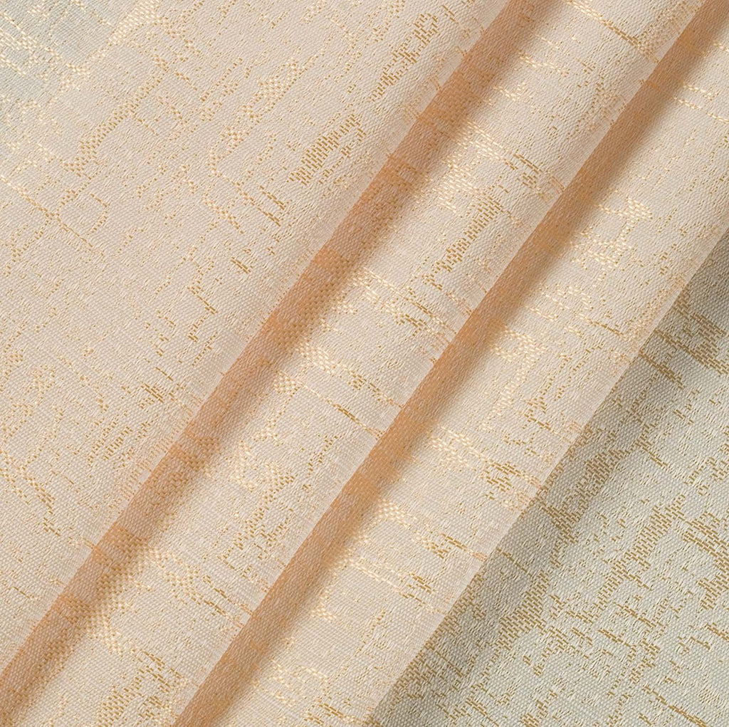 Blackout Abstract Curtain Panel 50" x 84" Gold H5141